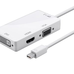Adaptador Mini Display Port A Vga Dvi Hdmi Macbook Imac