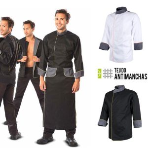 Casaca Cocinero Oriental Antimanchas Transpirable