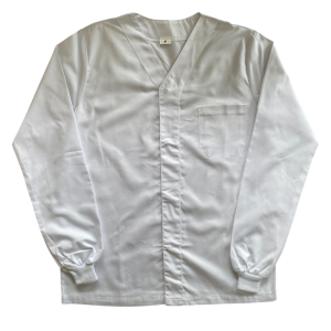 CASACA SANITARIO CON BROCHE OCULTO M/L MAYPER