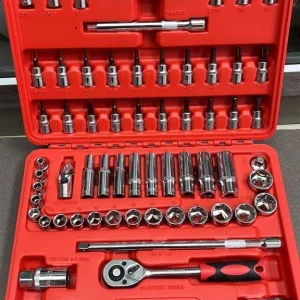 Juego de copas y raches 53 piezas mini 1/4″