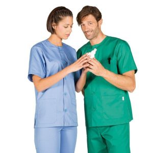 Casaca Unisex Cierre Botones Barata